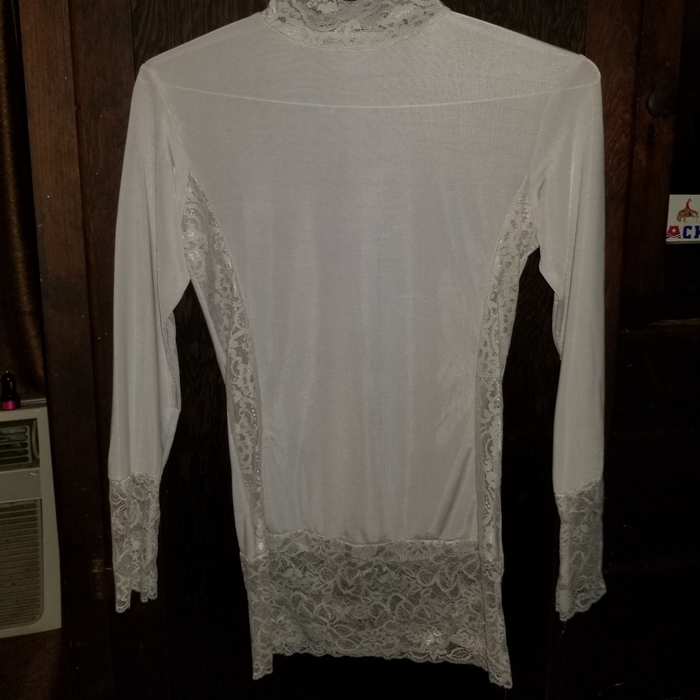 White lace top